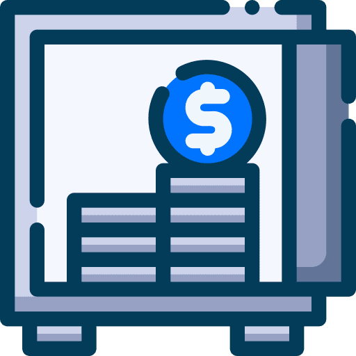 Saving safebox saving security icon Saving safebox saving security icon