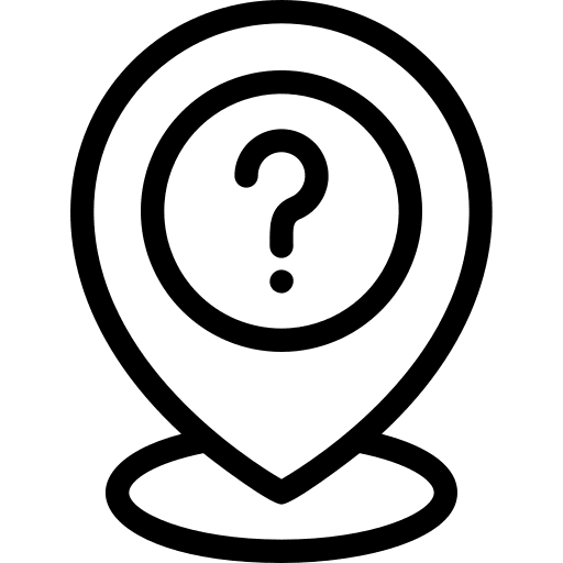 Place communications maps and location adress icon