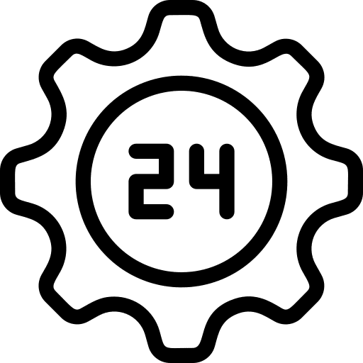 24 hours time and date customer service information icon 24 hours time and date customer service information icon