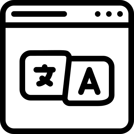 Translate translate website letters icon Translate translate website letters icon
