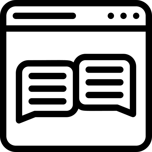 Chat chat bubble communications web icon Chat chat bubble communications web icon