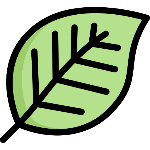 Leaf plants natural drop leaf table icon