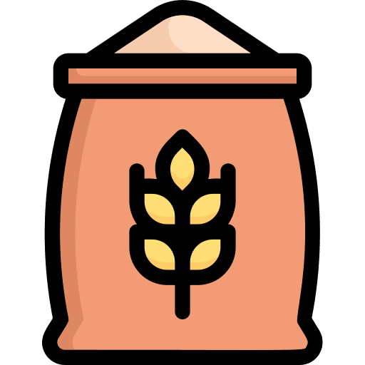Wheat grain farming and gardening wheat rice icon