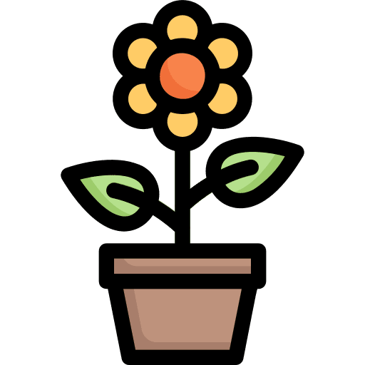 Flower garden botanical flowers icon Flower garden botanical flowers icon