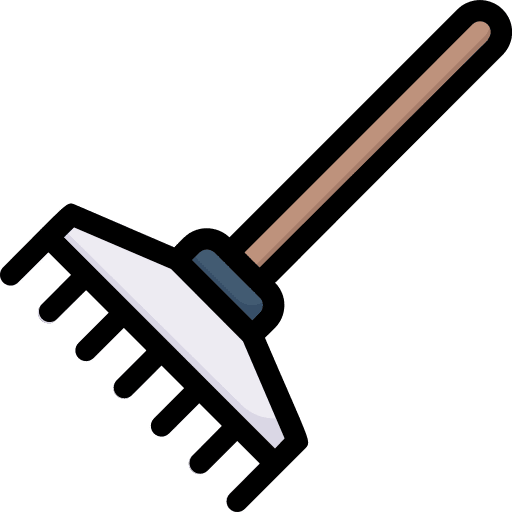 Rake rakes farming farming and gardening icon Rake rakes farming farming and gardening icon