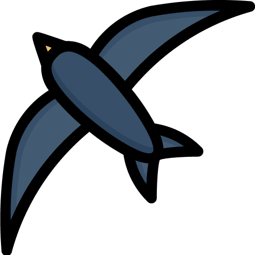 Swallow bird swallows animal kingdom icon