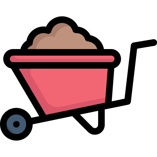Wheelbarrow contruction soil wheelbarrows icon Wheelbarrow contruction soil wheelbarrows icon