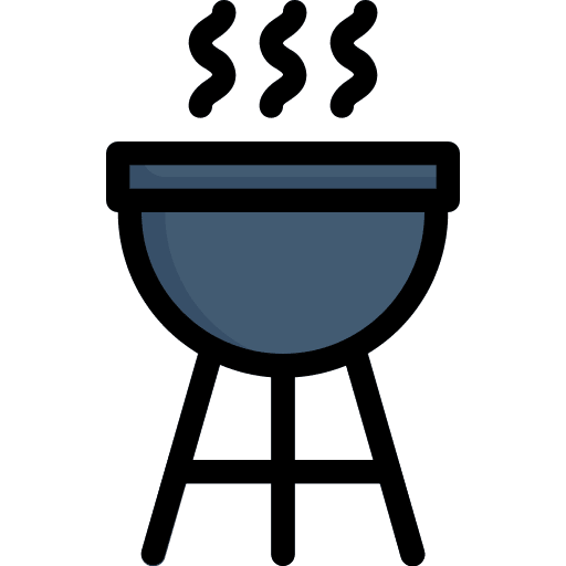 Barbecue nutrition furniture and household food and restaurant icon Barbecue nutrition furniture and household food and restaurant icon