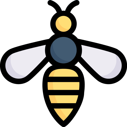 Bee entomology apitherapy zoology icon Bee entomology apitherapy zoology icon