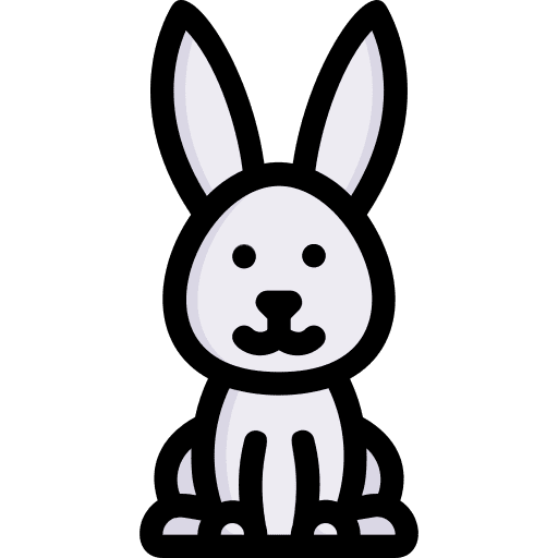 Bunny mammal animals easter icon Bunny mammal animals easter icon