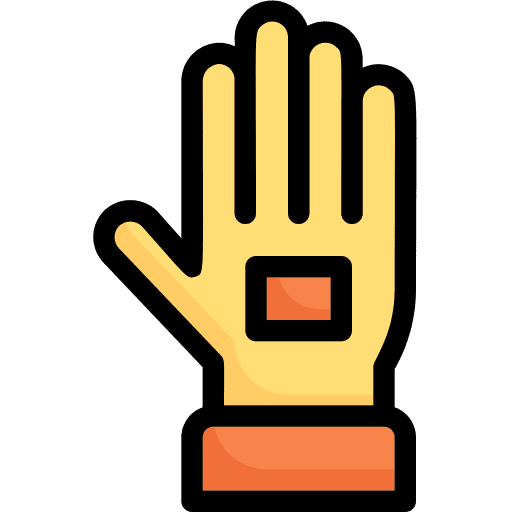 Gloves construction and tools hand gloves icon Gloves construction and tools hand gloves icon