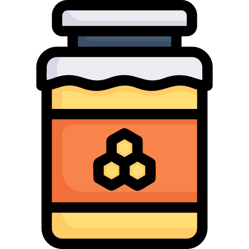 Honey honey jar allergen icon Honey honey jar allergen icon