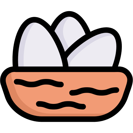 Nest nature pet eggs icon Nest nature pet eggs icon