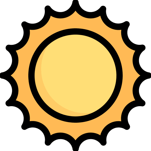 Sun haw weather sunny nature icon Sun haw weather sunny nature icon