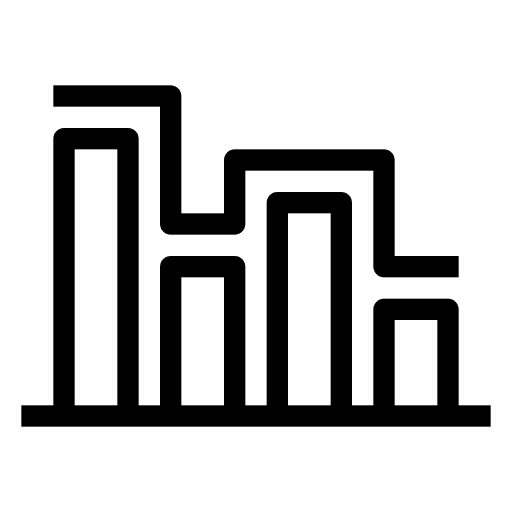 Analytics graph analysis report icon