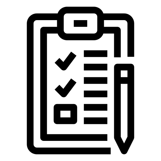 Questionnaire questionnaire evaluate list icon