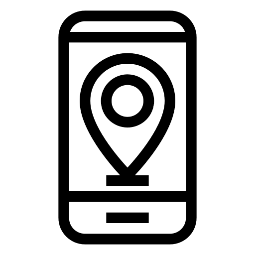 Location ui smartphone location icon