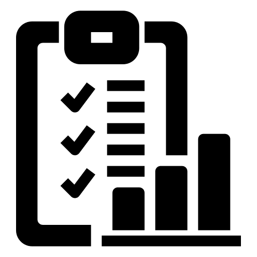 Data analysis graph data analysis report icon