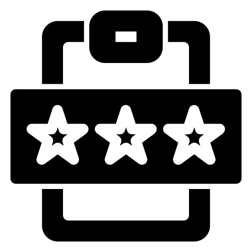 Review survey marketing rating icon
