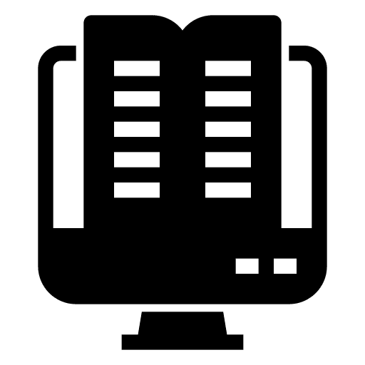 Online education elearning education electronics icon