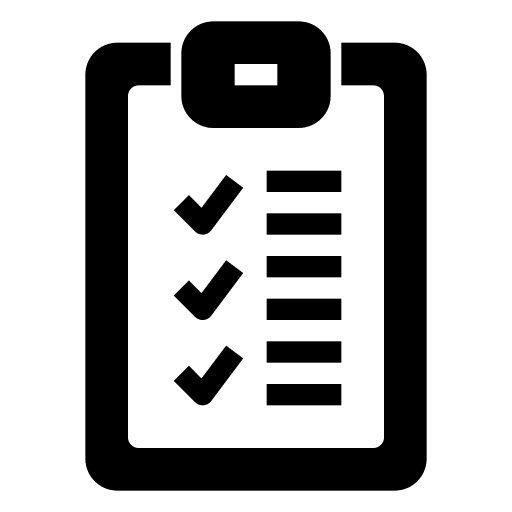 Survey survey checklist check mark icon