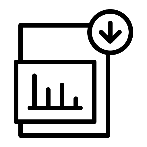 Decrease simple finance and business finance icon Decrease simple finance and business finance icon