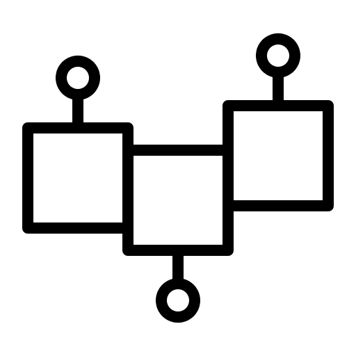 Diagram slide simple flow diagram icon Diagram slide simple flow diagram icon