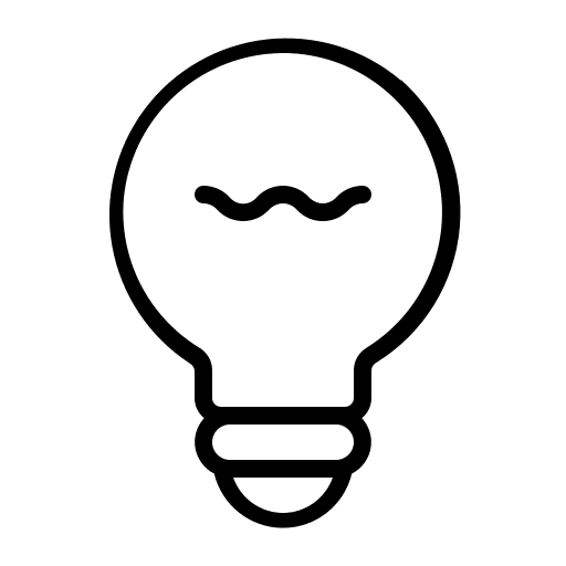 Lamp simple finance and business idea icon Lamp simple finance and business idea icon
