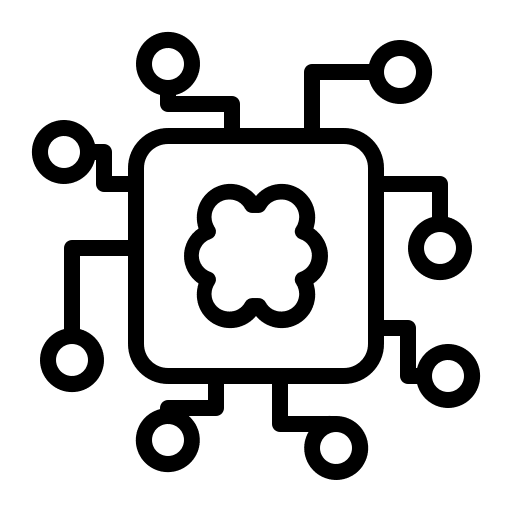 Process business brain processing icon