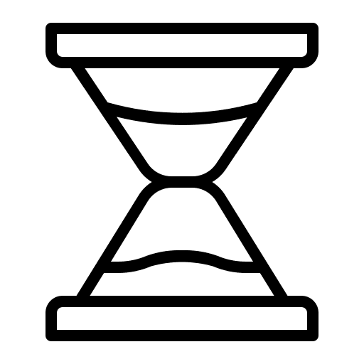 Sand timer stopwatch finance quick icon