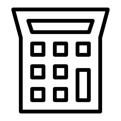 Calculator company calculate business icon Calculator company calculate business icon