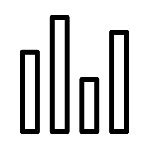 Bar chart graph line business business and finance icon