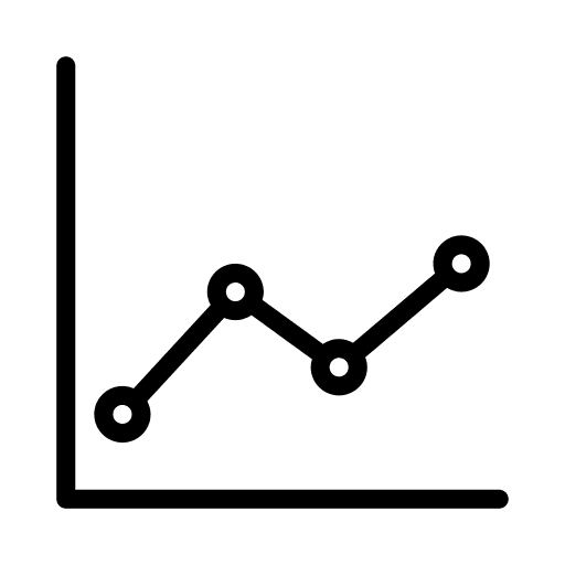Chart bar chart business statistics icon