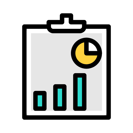 Report business and finance sale report graph icon