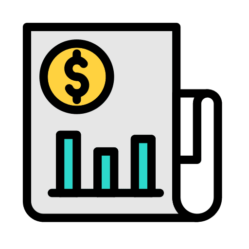 Sheet document sheet business and finance icon