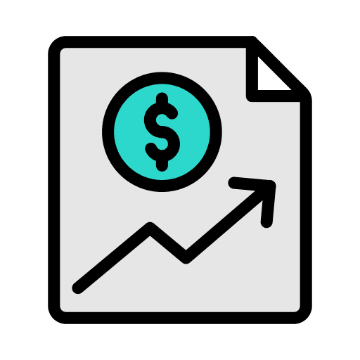 Document presentation document report icon Document presentation document report icon