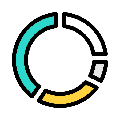 Graph graph pie chart marketing icon Graph graph pie chart marketing icon