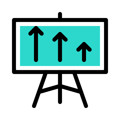 Profit sales business and finance presentation icon Profit sales business and finance presentation icon