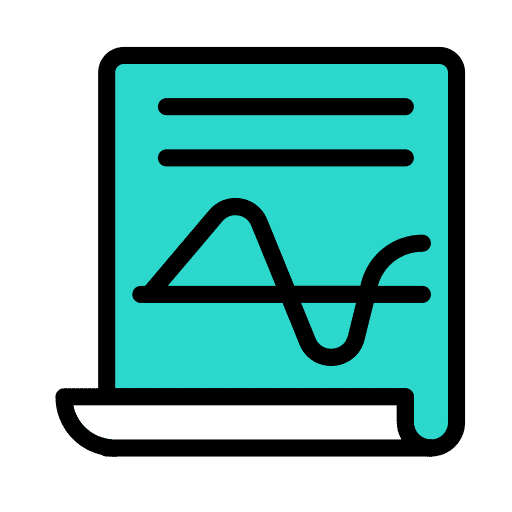 Report file graphic chart icon Report file graphic chart icon