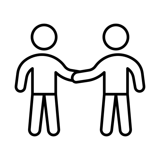 Meeting pictogram friend people icon