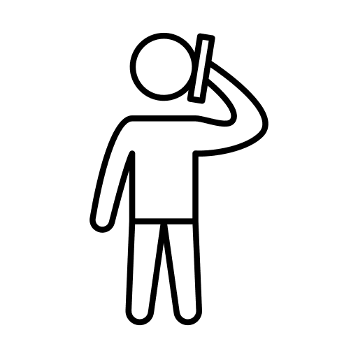 Commuication contact smarthphone call icon