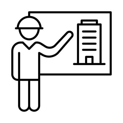 Engineer humanpictos professions and jobs pictogram icon