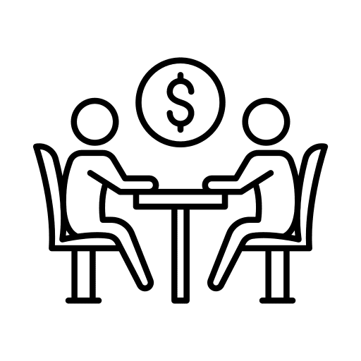 Meeting meeting pictogram conversation icon