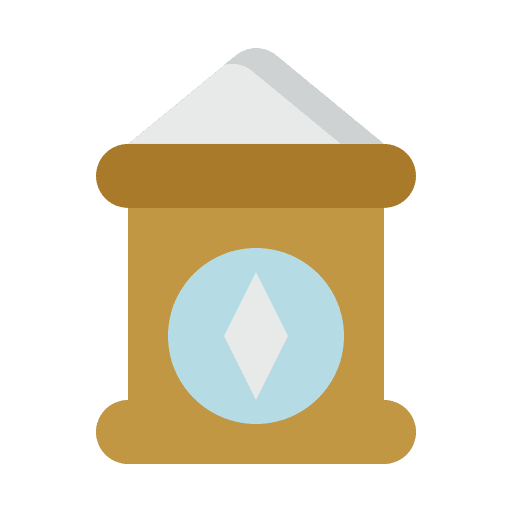 Salt food and restaurant sack food icon
