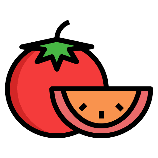 Tomato healthy food diet organic icon