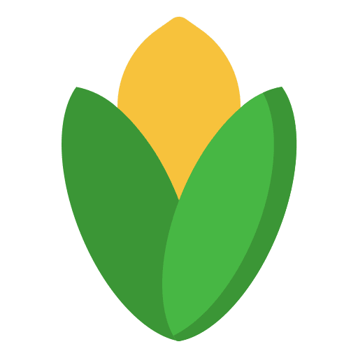 Corn food vegan agriculture icon