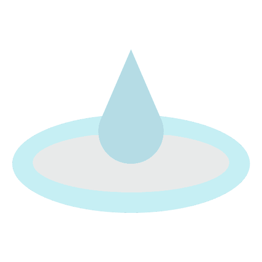 Mineral water water nature drops icon
