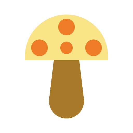Mushroom mushroom nature autumn icon