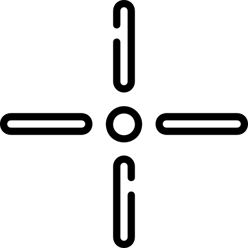 Crosshair target aim focus icon