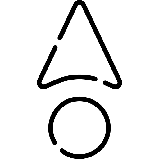 Scroll ui vertical down icon